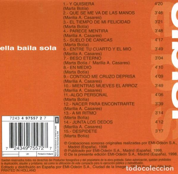 CDs de m&uacute;sica: CD, Ella baila sola, E.B.S. 1998 - Foto 5