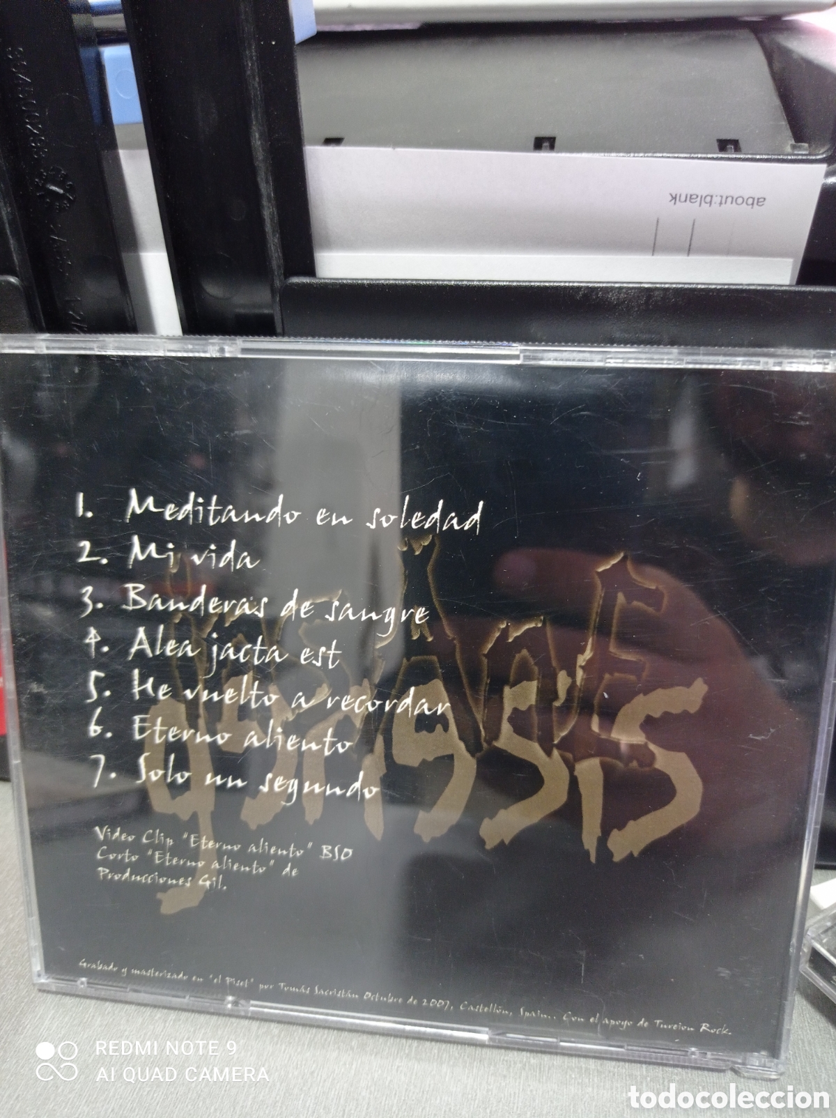 CDs de m&uacute;sica: Insane g&eacute;nesis cd 7 temas - Foto 2