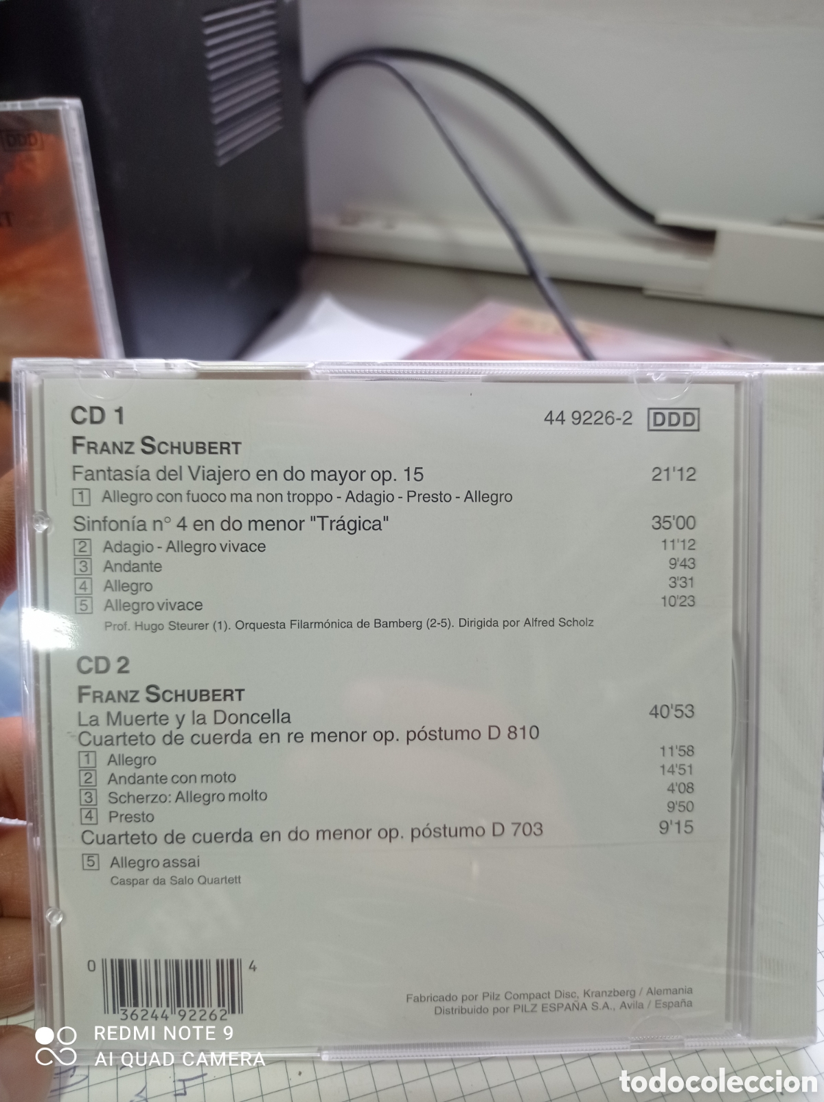 CDs de m&uacute;sica: Sulchubert + handel + Mozart + - Foto 1