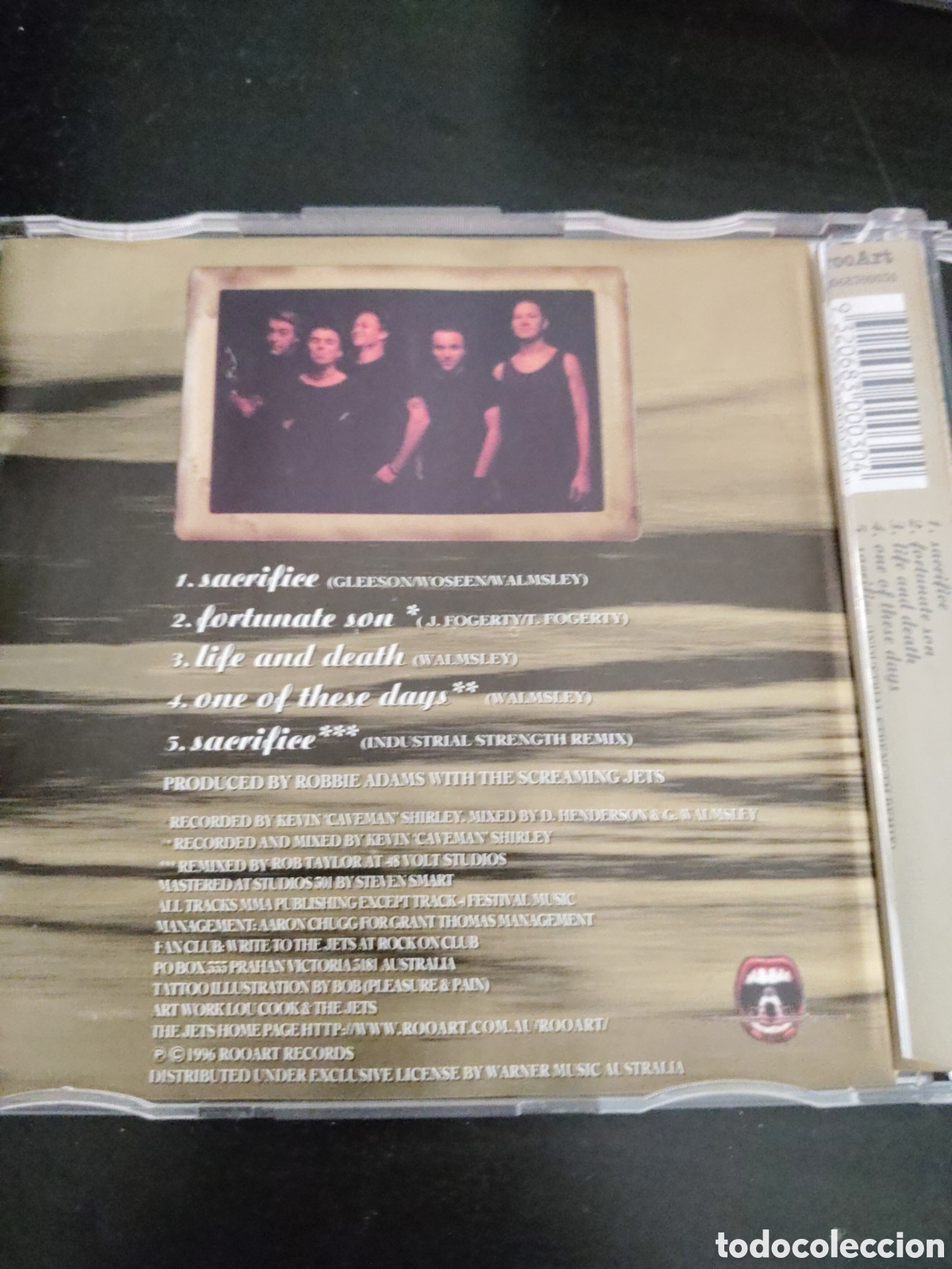CDs de m&uacute;sica: The Screaming Jets&nbsp;&ndash;&nbsp;Sacrifice CD single - Foto 3