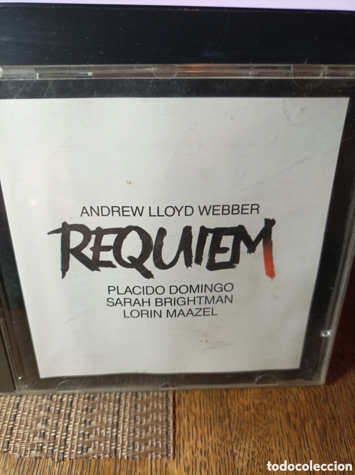 CDs de m&uacute;sica: R&eacute;quiem. Andrew lloyd webber. Pl&aacute;cido Domingo. Cd - Foto 1