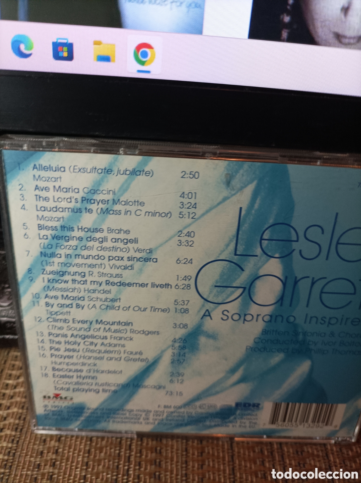 CDs de m&uacute;sica: Leslie garrett. A soprano inspired. Cd - Foto 2