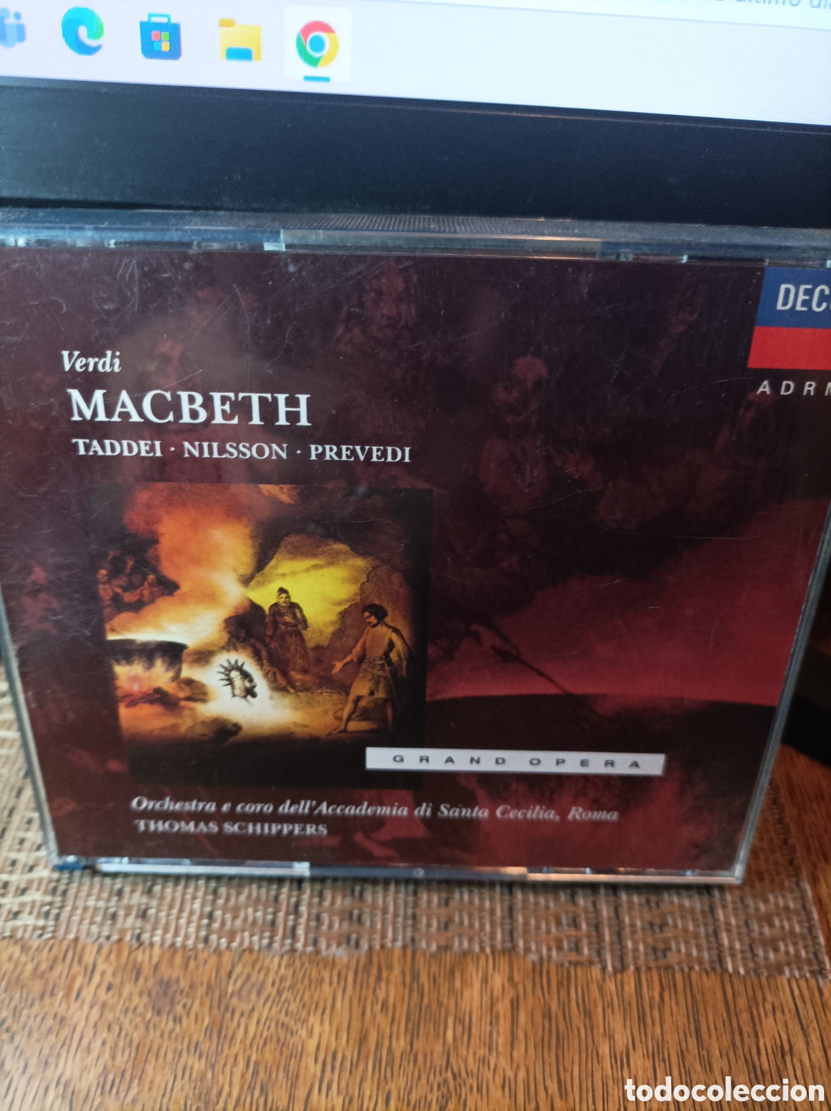 CDs de m&uacute;sica: Giuseppe Verdi. Macbeth. 2 cds - Foto 1