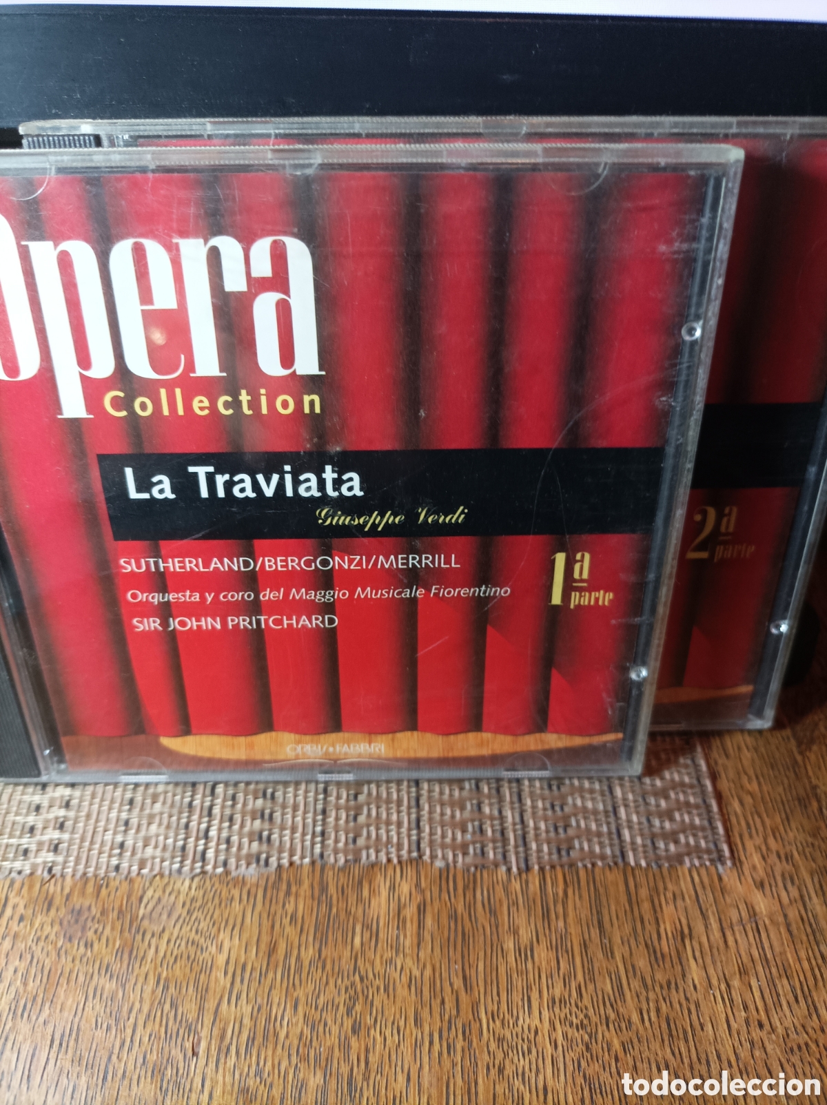 CDs de m&uacute;sica: Giuseppe Verdi. La traviata. Sutherland. 2 cds - Foto 1