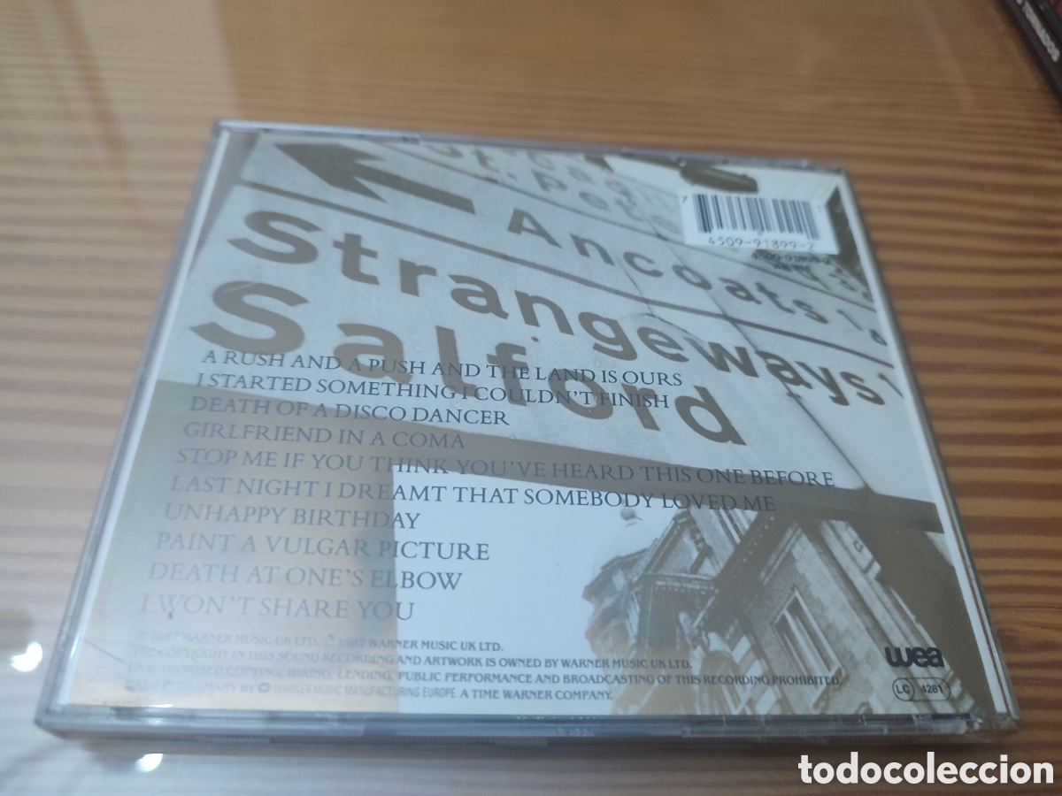 CDs de m&uacute;sica: Cd de The Smiths &rdquo; Strangeways, here We Come &rdquo; como nuevo - Foto 2