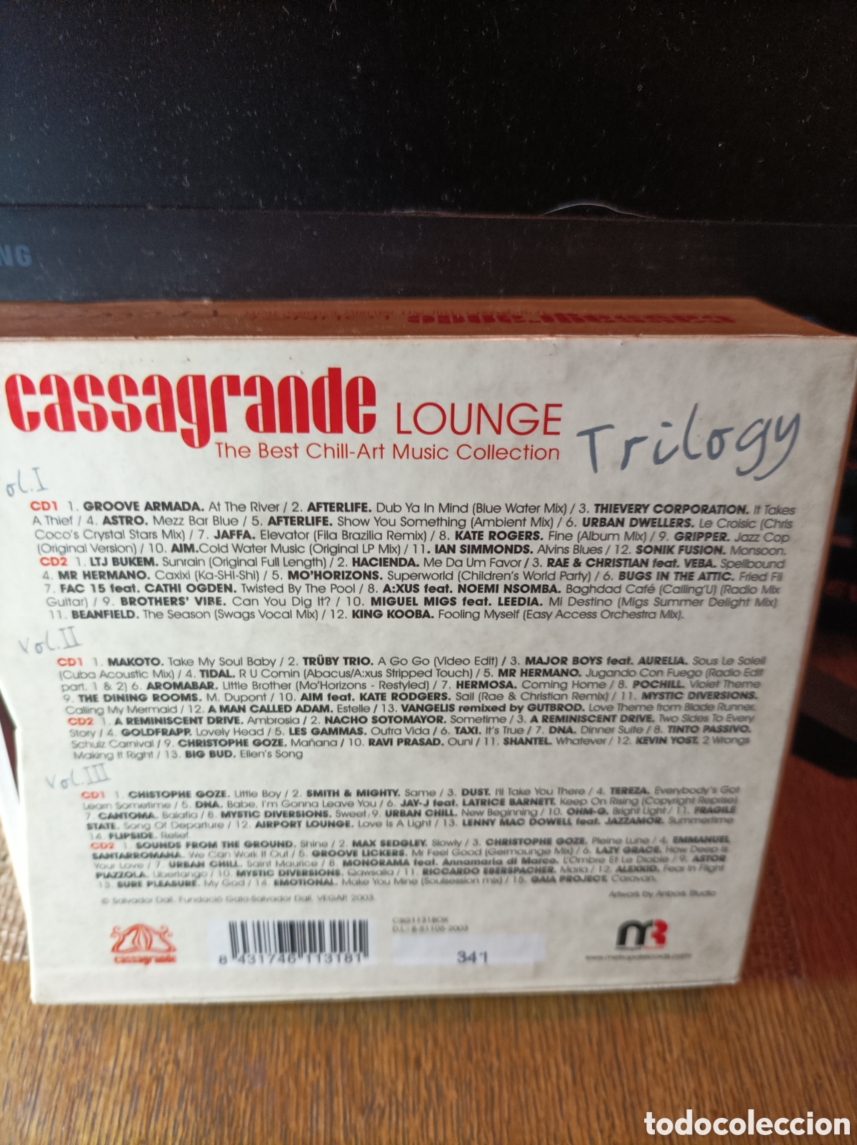 CDs de m&uacute;sica: Cassagrande lounge. Trilogy. 6 cds. - Foto 2