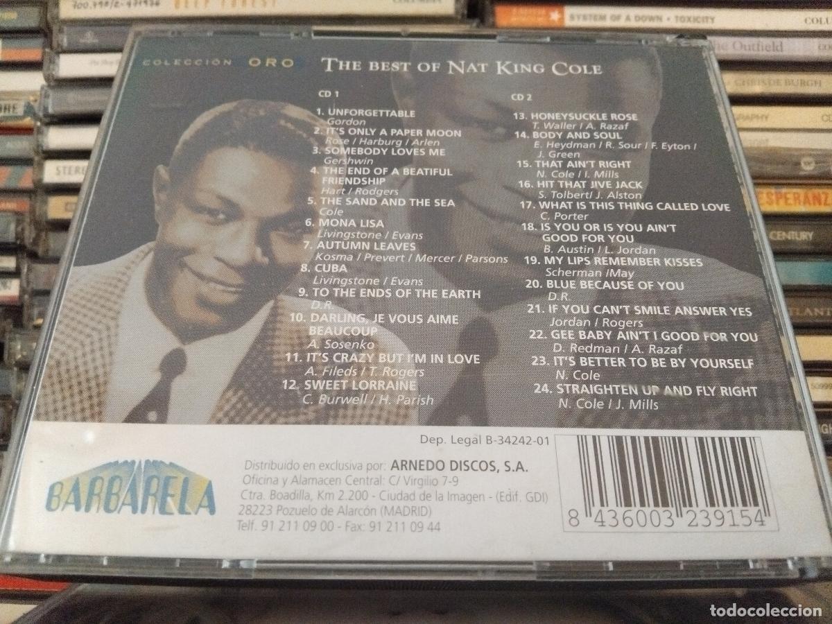 CDs de m&uacute;sica: NAT KING COLE - 2 CD - Foto 2