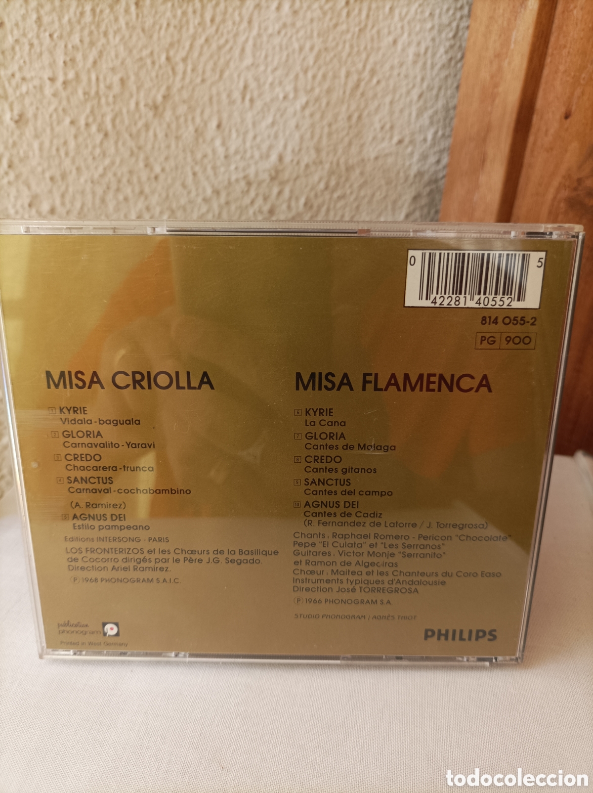 CDs de m&uacute;sica: Misa criolla. Misa flamenca. Cd. - Foto 2