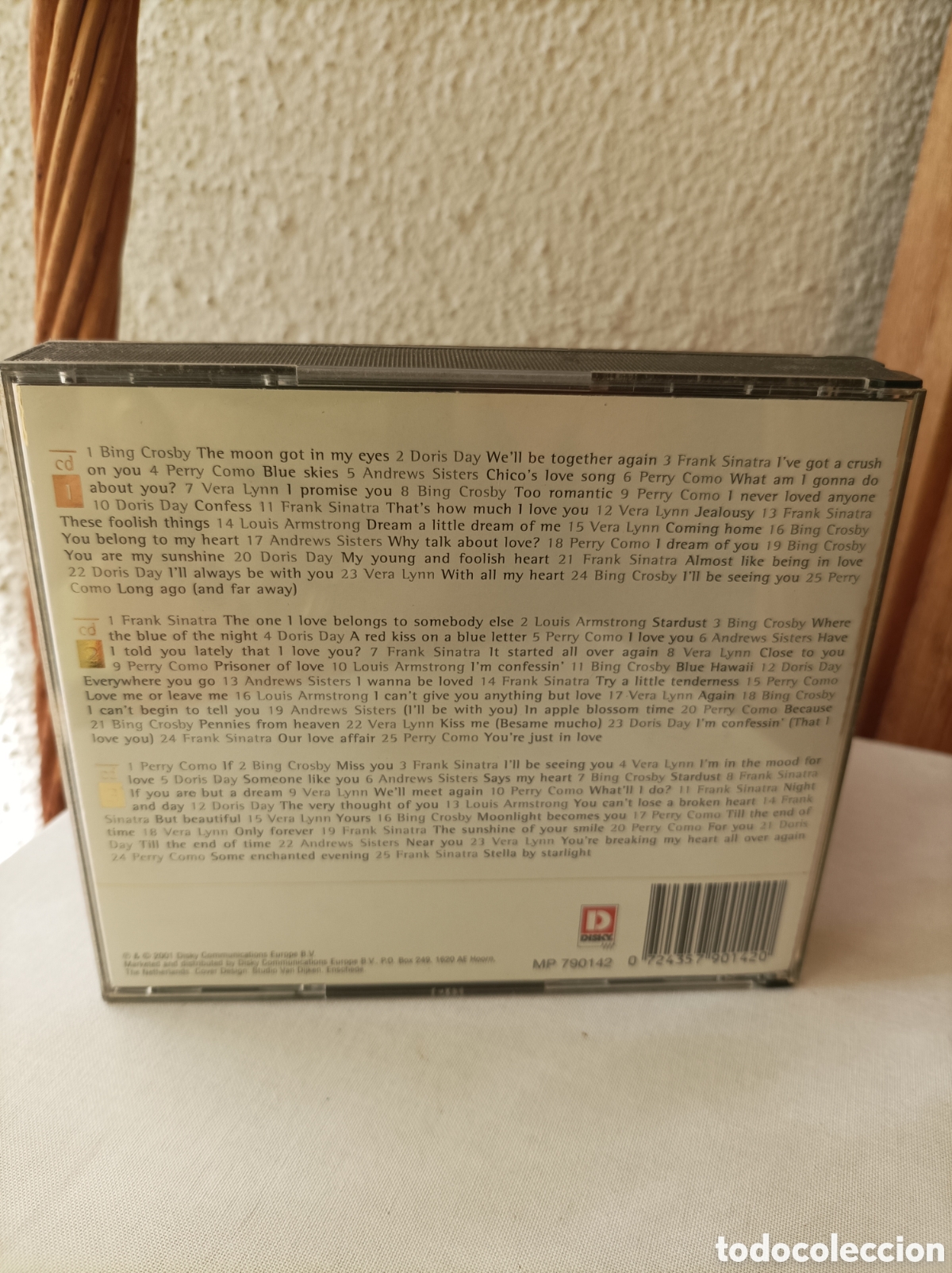 CDs de m&uacute;sica: Greatest love songs. 3 cds. - Foto 2