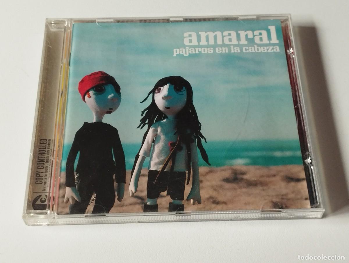 CDs de m&uacute;sica: CD AMARAL PAJAROS EN LA CABEZA - Foto 1