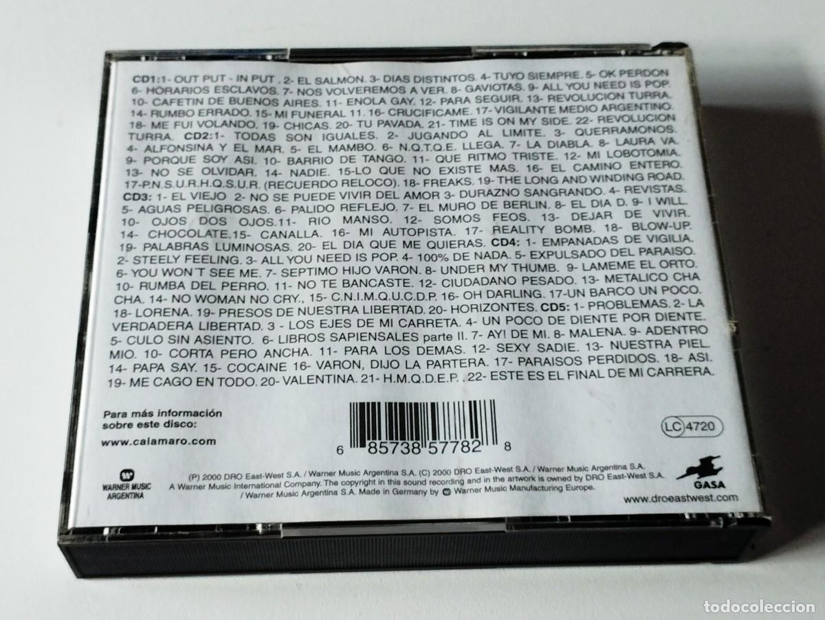 CDs de m&uacute;sica: 5 CD ANDRES CALAMARO SALMON - Foto 2