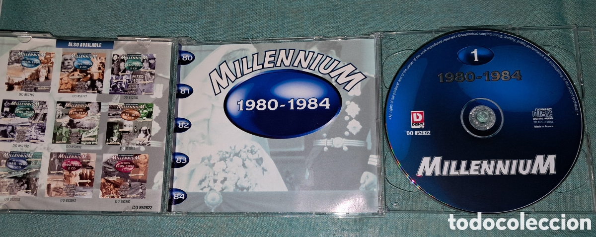 CDs de m&uacute;sica: DOBLE CD MILLENNIUM 1980 - 1984 - Foto 3