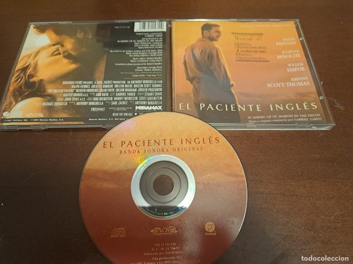 CDs de m&uacute;sica: EL PACIENTE INGLES - CD - BANDA SONORA - GABRIEL YARED - Foto 1