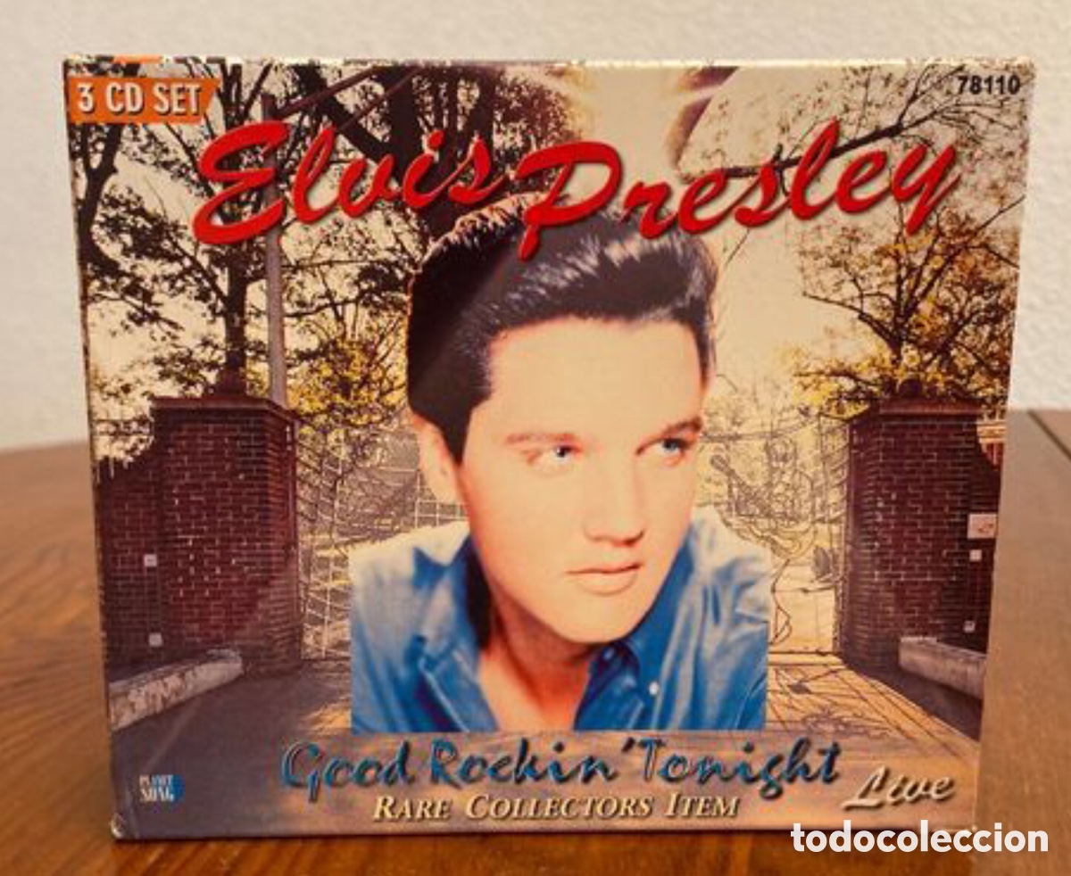CDs de m&uacute;sica: Cd Elvis Presley. Good Roching Tonight. Triple CD - Foto 1