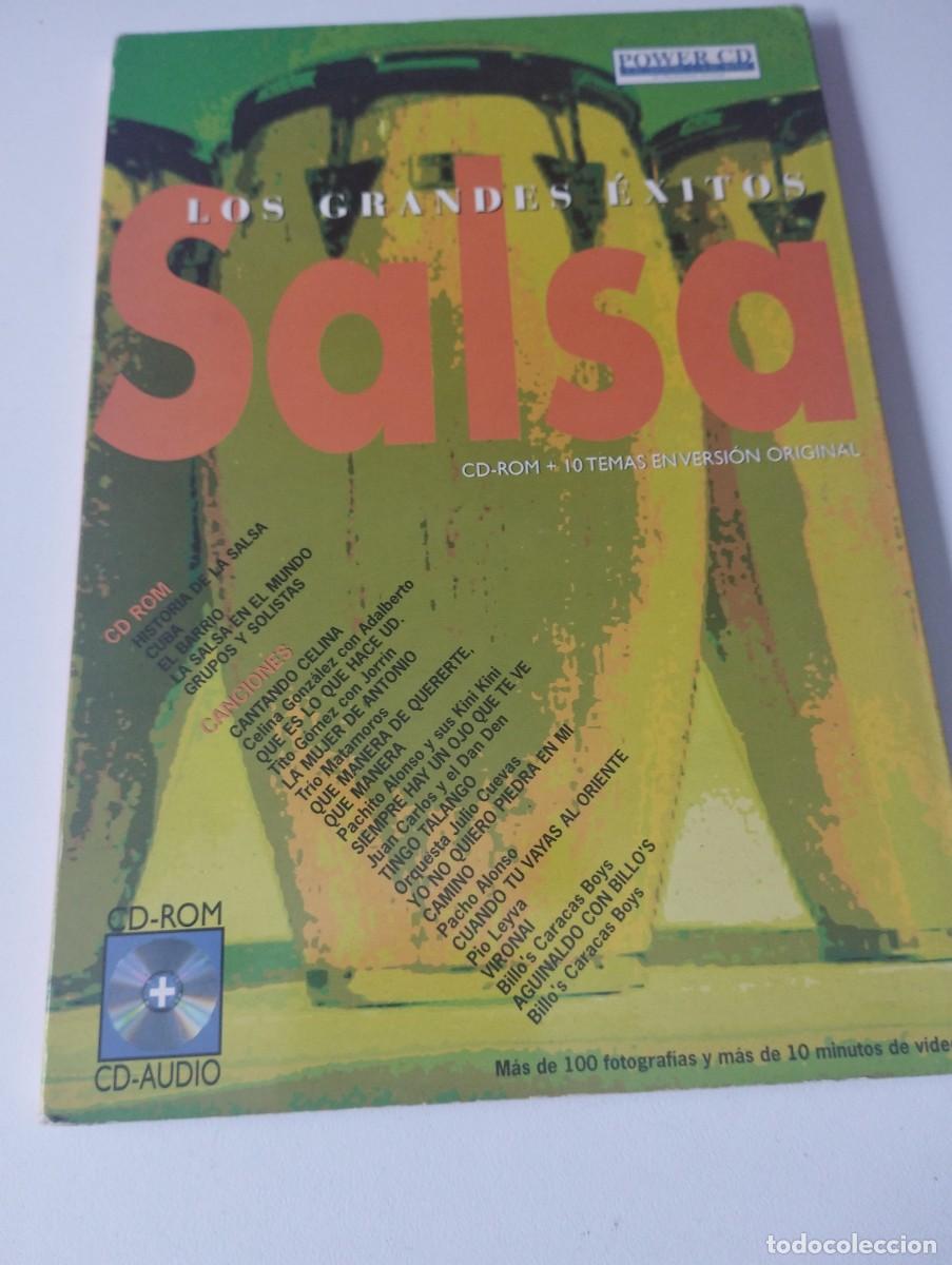 CDs de m&uacute;sica: LIBRO Y CD LOS GRANDES EXITO DE LA SALSA - Foto 1