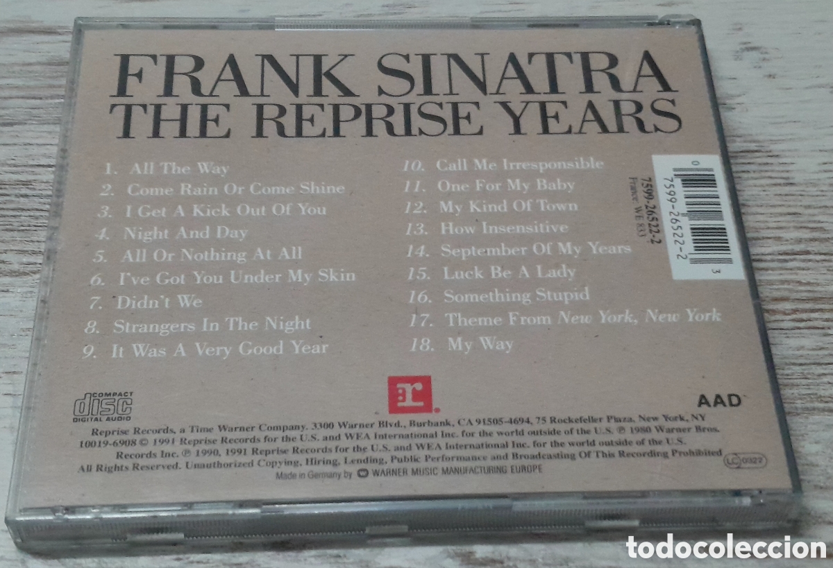 CDs de m&uacute;sica: FRANK SINATRA - THE REPRISE YEARS - Foto 2