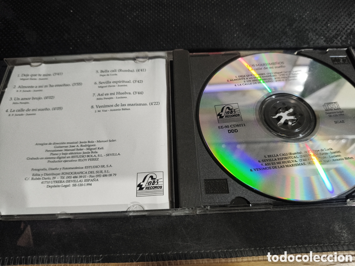 CDs de m&uacute;sica: CD Los marisme&ntilde;os la calle de mi sue&ntilde;o -16 - Foto 3