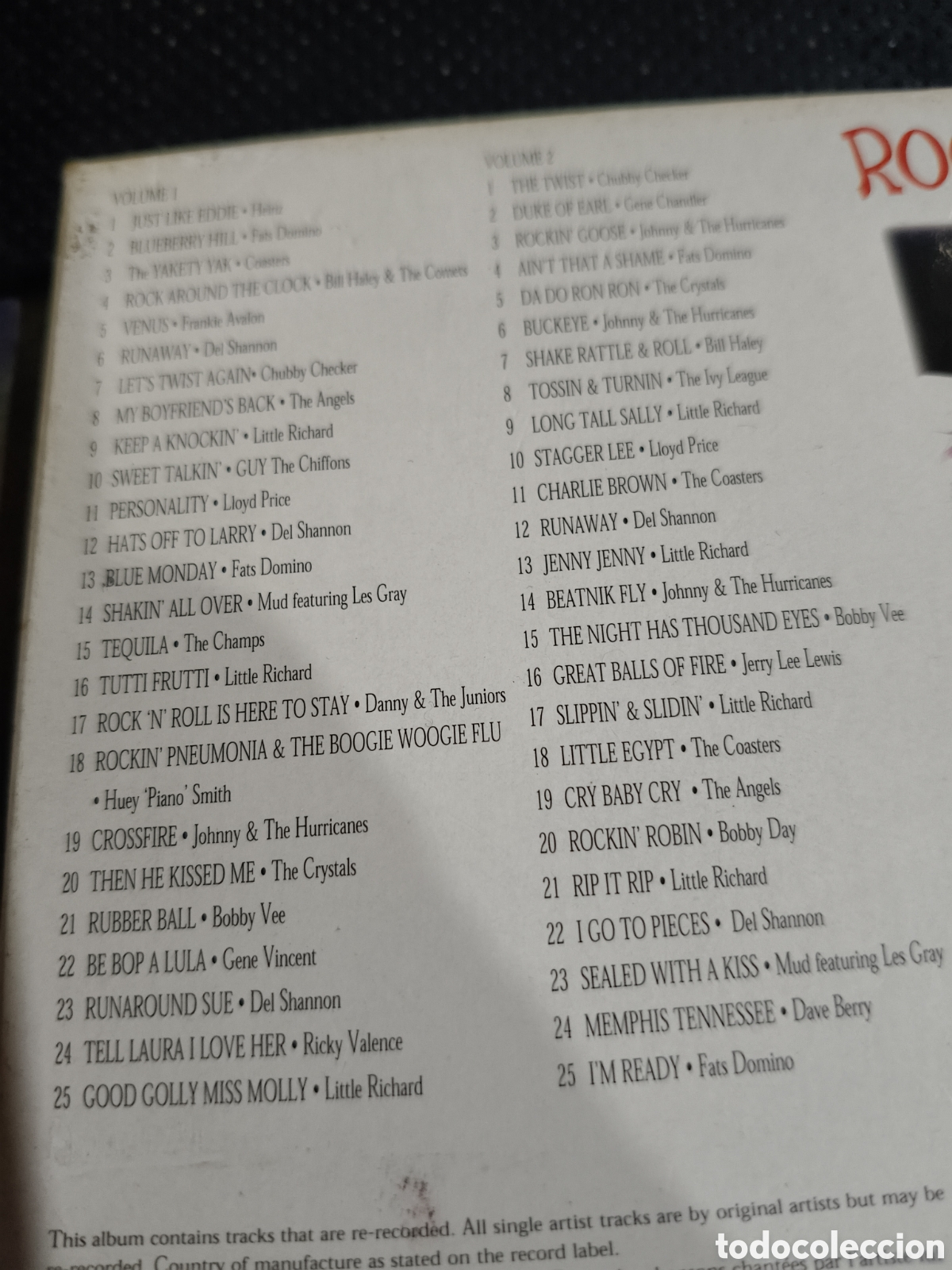 CDs de m&uacute;sica: Rock & roll classics 2 CDs -18 - Foto 2