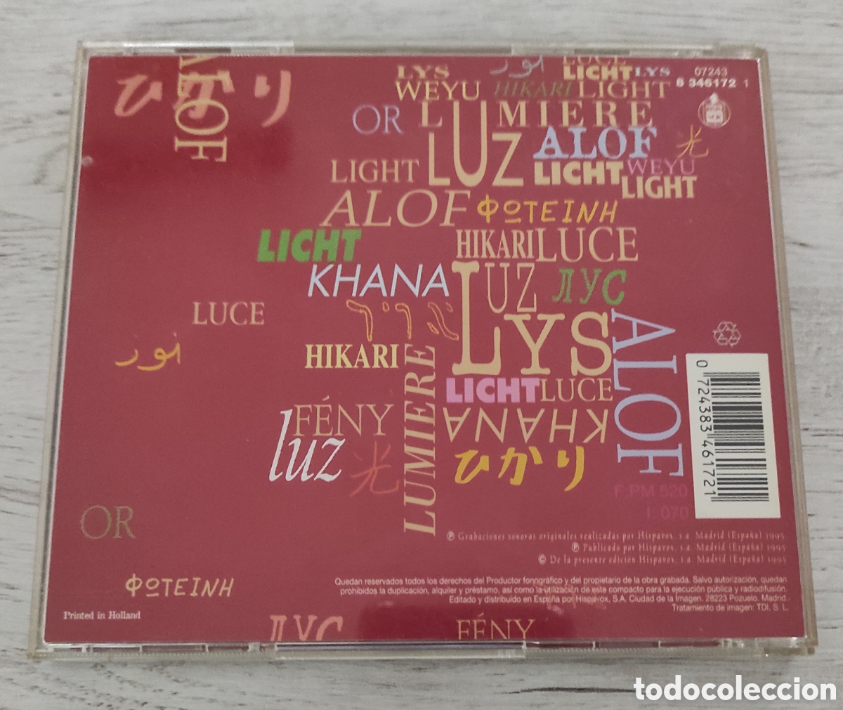 CDs de m&uacute;sica: LUZ - COMO LA FLOR PROMETIDA - CD - Foto 2