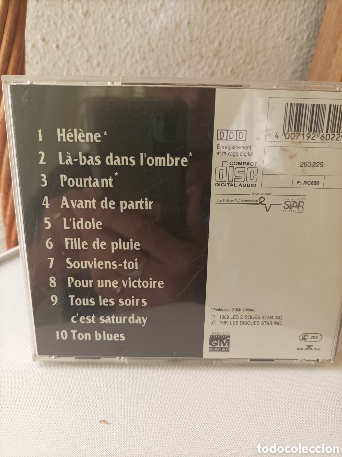 CDs de m&uacute;sica: Roch voisine. Helene. Cd. - Foto 2