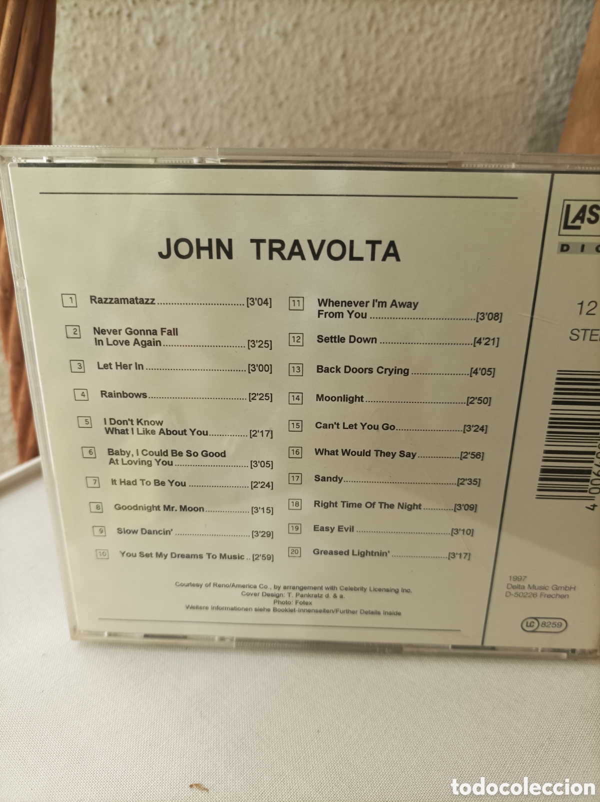 CDs de m&uacute;sica: John Travolta. 20 greatest hits. Cd - Foto 2