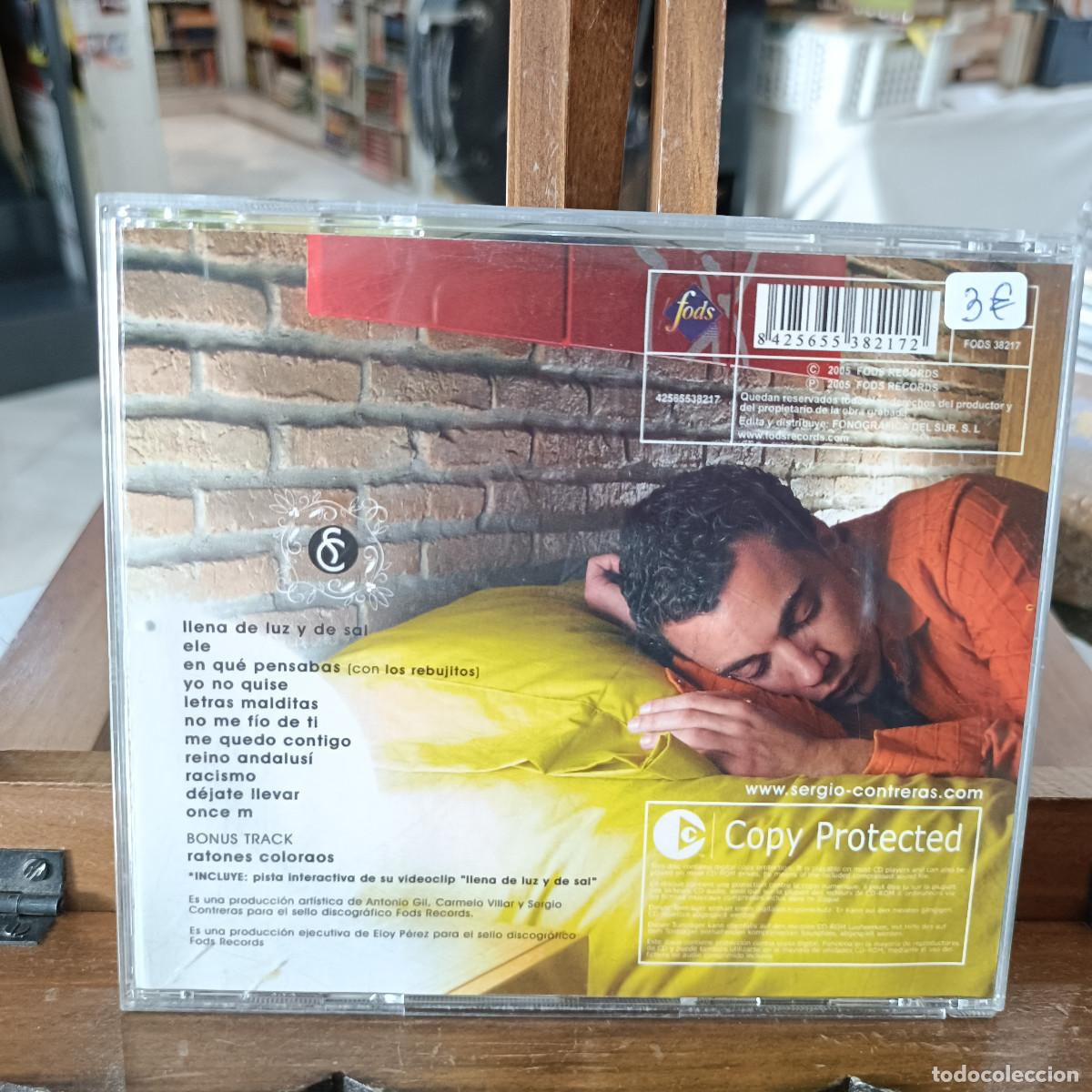 CDs de m&uacute;sica: Sergio Contreras - De luz y de sal - CD. - Foto 2