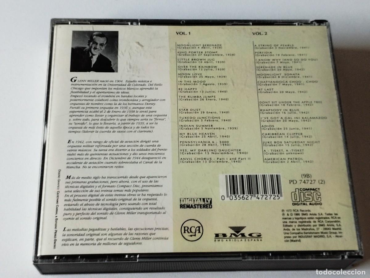 CDs de m&uacute;sica: 2 CD GLENN MILLER COLECTION - Foto 2