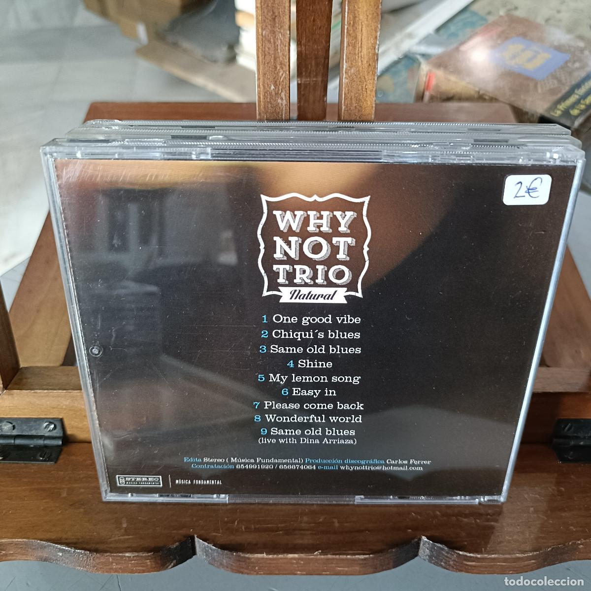 CDs de m&uacute;sica: Why Not Trio - Natural - CD. - Foto 2