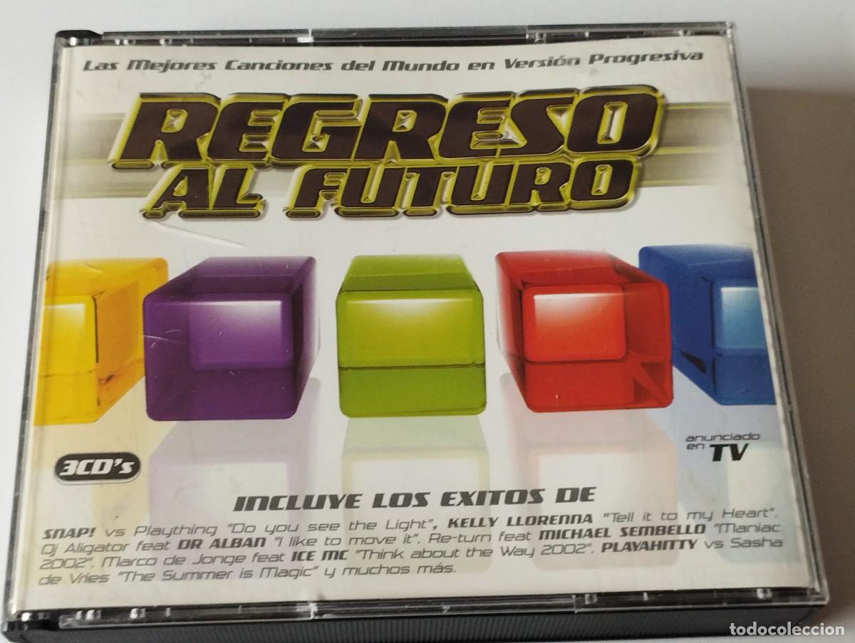 CDs de m&uacute;sica: 3 CD LAS MEJORES CANCIONES DEL MUNDO EN VERSION PROGRESIVA REGRESO AL FUTURO