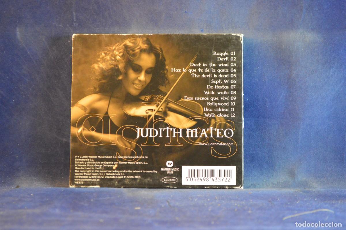 CDs de m&uacute;sica: JUDITH MATEO &ndash; ASHES - CD - Foto 2