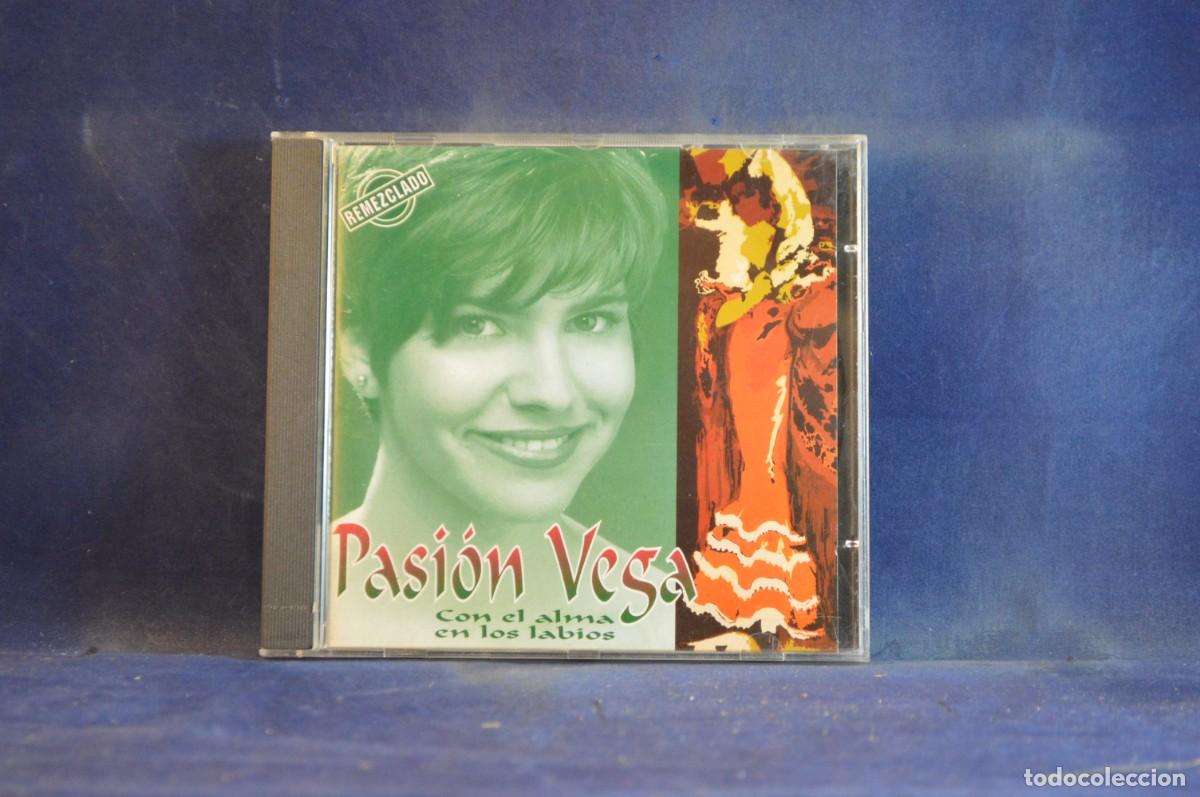 CDs de m&uacute;sica: PASI&Oacute;N VEGA &ndash; CON EL ALMA EN LOS LABIOS - CD - Foto 1