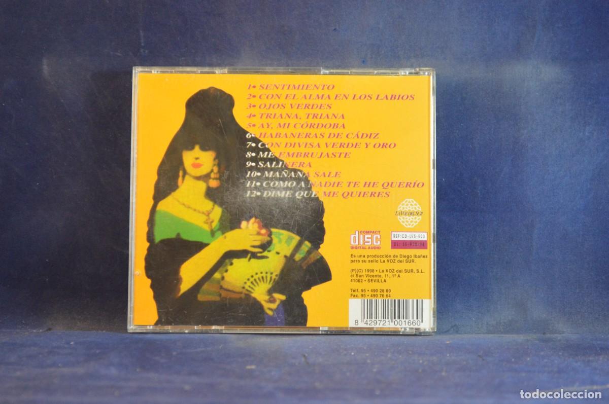 CDs de m&uacute;sica: PASI&Oacute;N VEGA &ndash; CON EL ALMA EN LOS LABIOS - CD - Foto 2