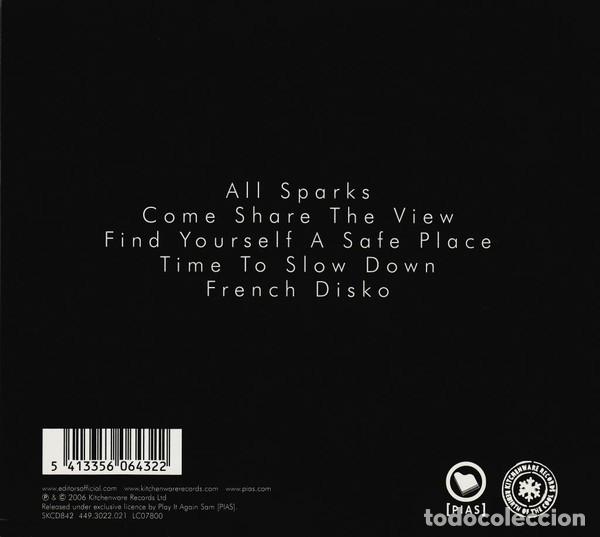 CDs de m&uacute;sica: Editors - All sparks - Foto 2