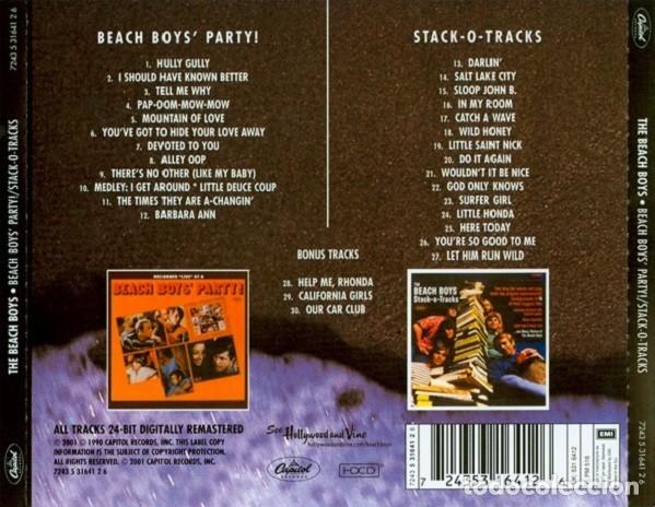 CDs de m&uacute;sica: Beach Boys - Beach Boys Party + Stack-o-Tracks - Foto 2