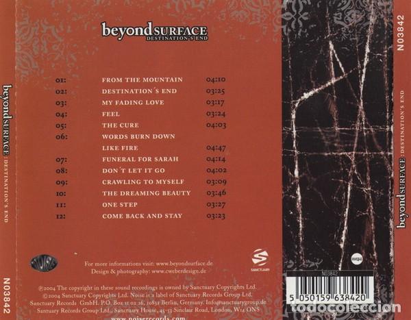 CDs de m&uacute;sica: Beyond Surface &ndash; Destinations End - Foto 4