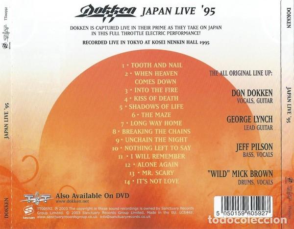 CDs de m&uacute;sica: Dokken &ndash; Japan Live 95 - Foto 3