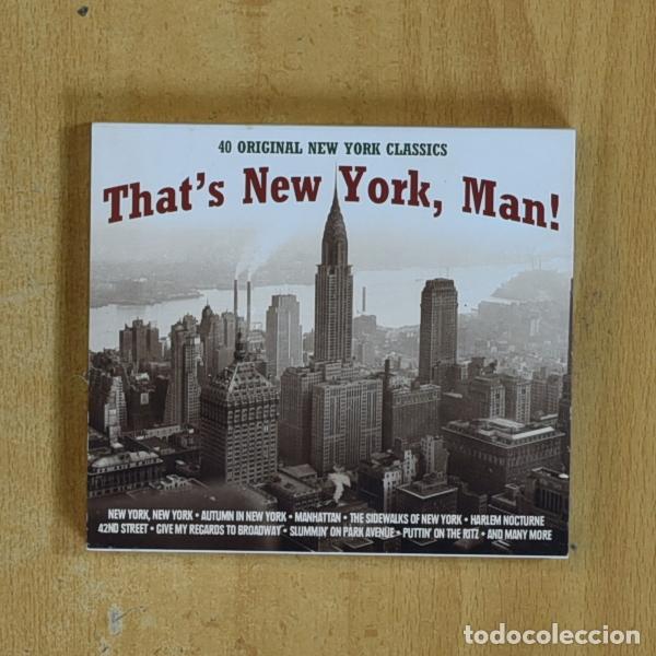 CDs de m&uacute;sica: VARIOS - THATS NEW YORK MAN - CD - Foto 1