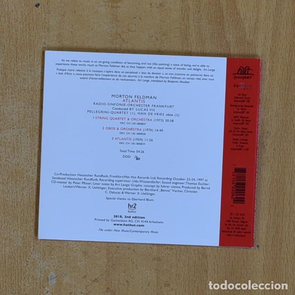 CDs de m&uacute;sica: MORTON FELDMAN - ATLANTIS - CD - Foto 2