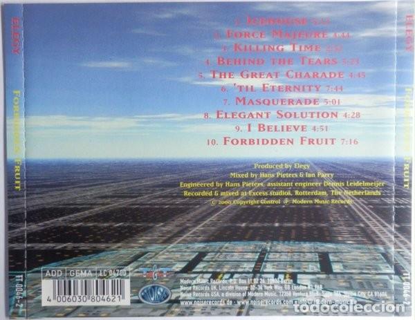 CDs de m&uacute;sica: Elegy &ndash; Forbidden Fruit - CD, Album - Foto 4