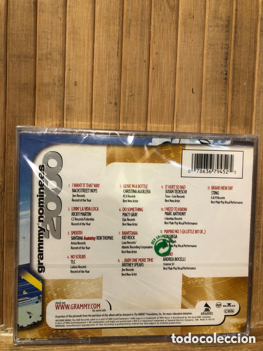 CDs de m&uacute;sica: Grammy Nominees 2000 - Foto 2