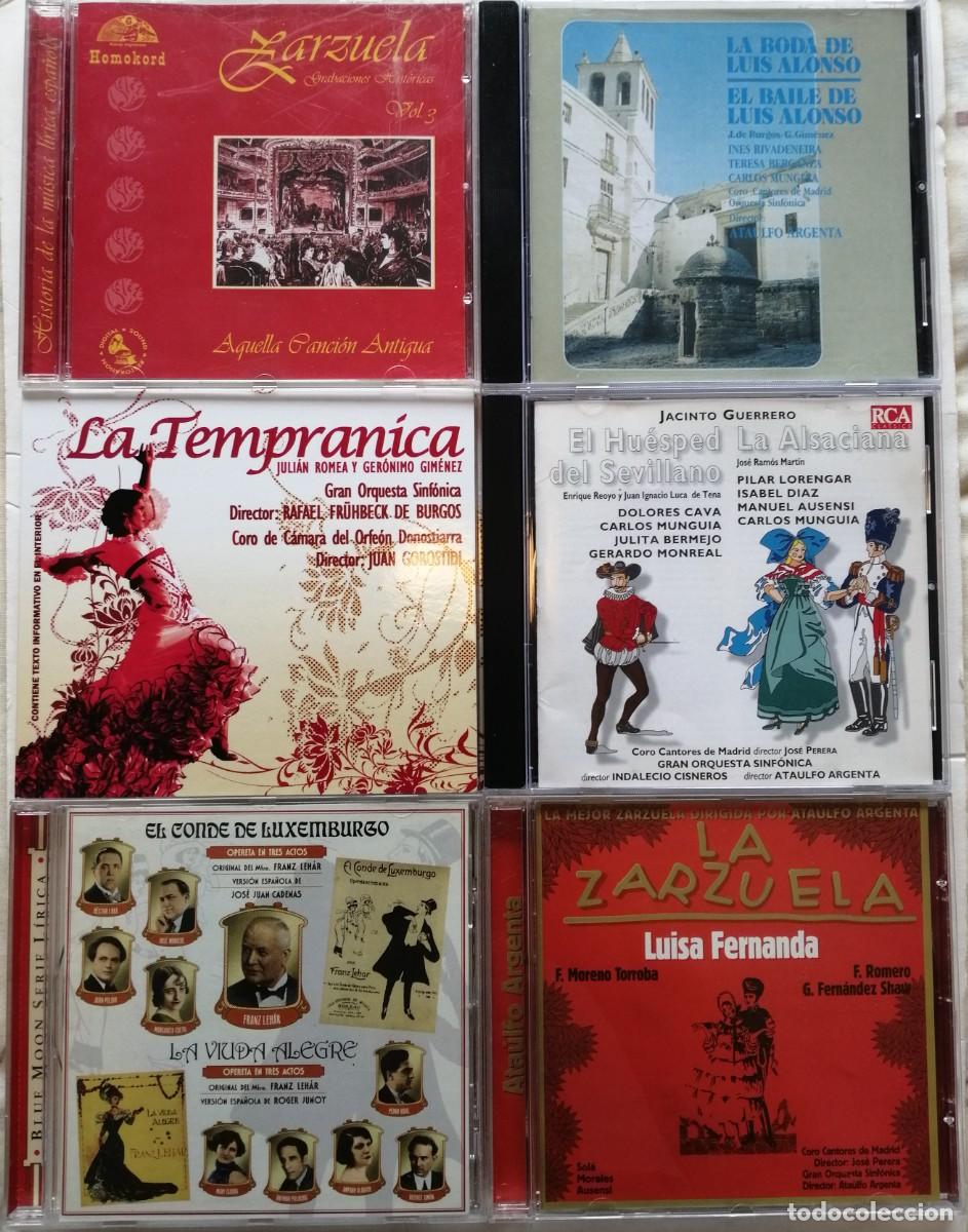 Musik-CDs: LOTE DE 12 CDS DE ZARZUELA