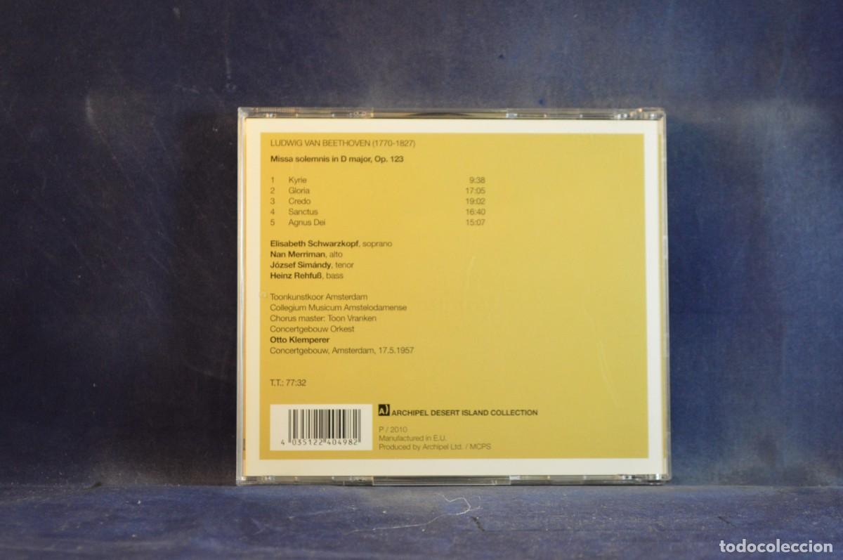CDs de m&uacute;sica: BEETHOVEN - MISSA SOLEMNIS - KLEMPERER - CD - Foto 2