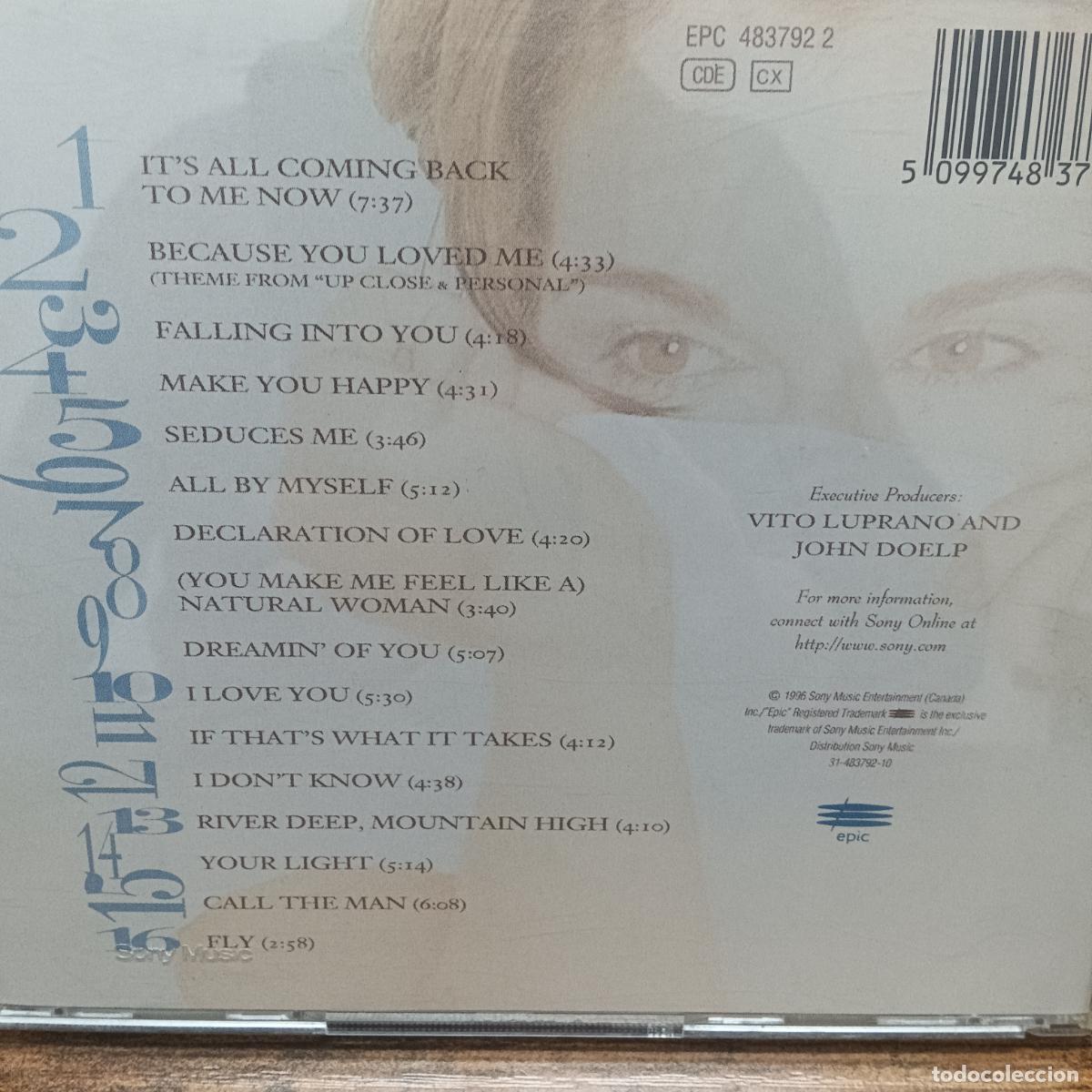 CDs de m&uacute;sica: CELINE DION, FALLING INTO YOU. CD - Foto 2