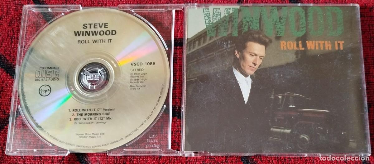 CDs de m&uacute;sica: STEVE WINWOOD ** Roll With It ** CD SINGLE 1988 UK - Foto 1