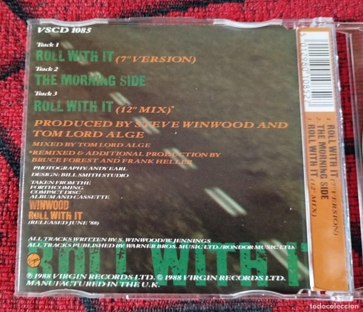 CDs de m&uacute;sica: STEVE WINWOOD ** Roll With It ** CD SINGLE 1988 UK - Foto 2