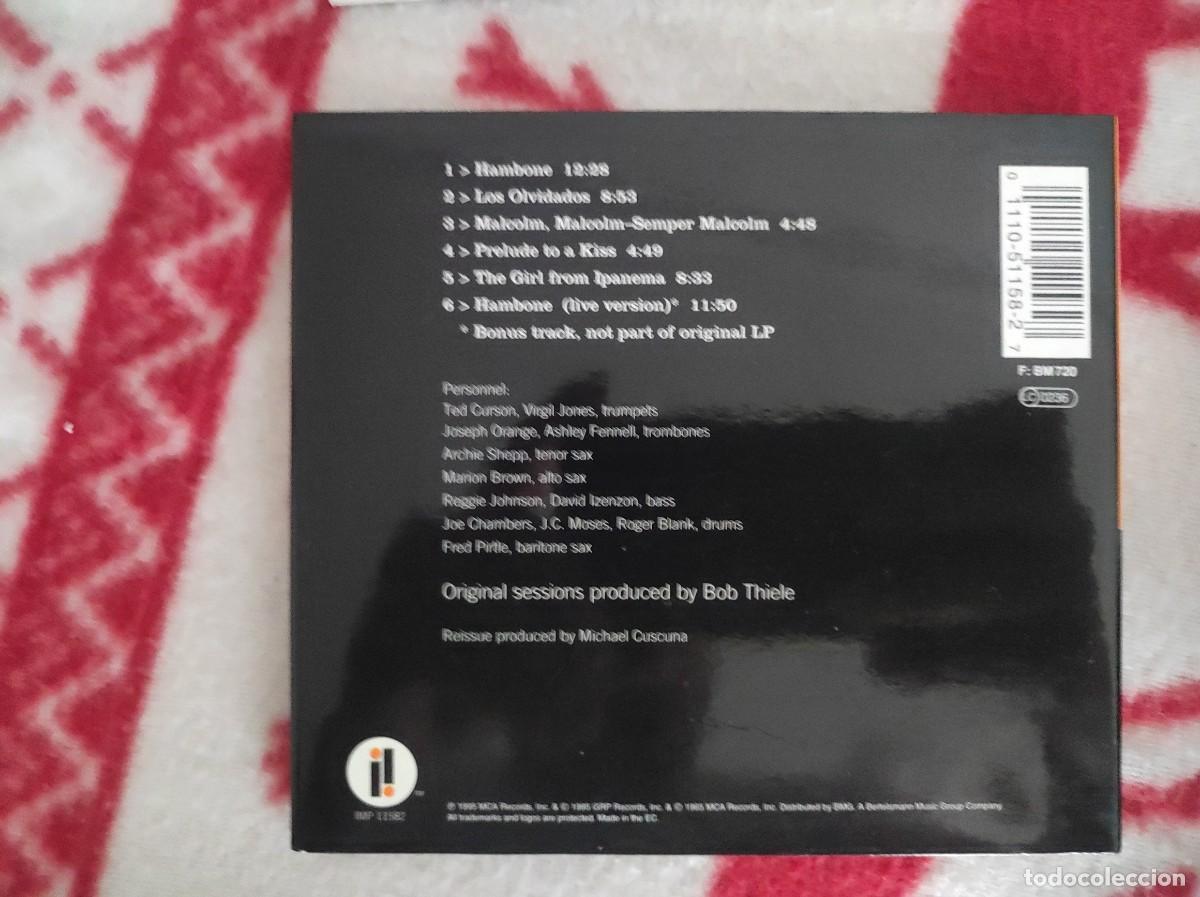 CDs de m&uacute;sica: Archie Shepp &ndash; fire music - cd como nuevo - Foto 2