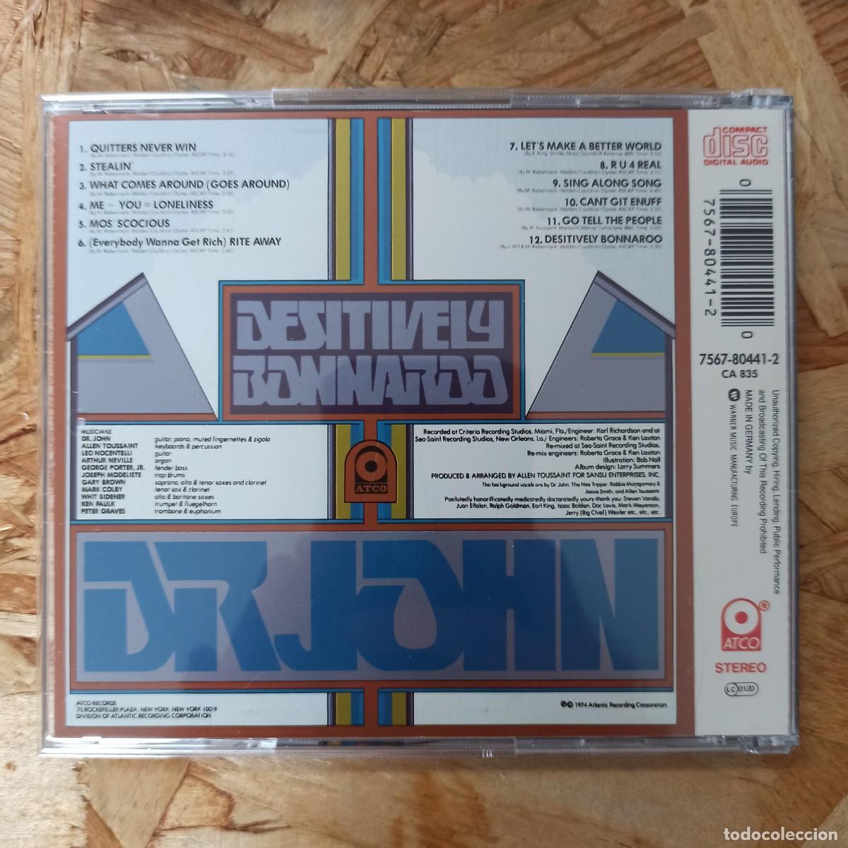 CDs de m&uacute;sica: CD Dr. John &ndash; Desitively Bonnaroo - Foto 2