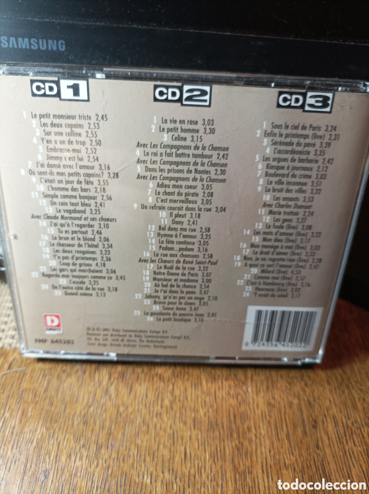 CDs de m&uacute;sica: Edith piaf. 75 chansons. 3 cds. - Foto 2
