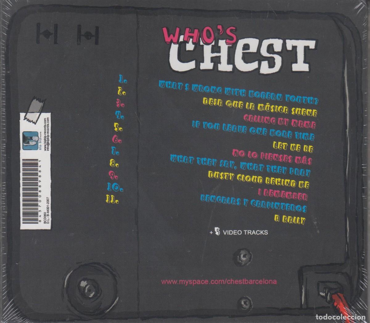 CDs de m&uacute;sica: Chest cd Whos Chest 2007 (Precintado) - Foto 2