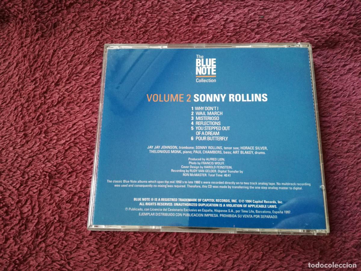 CDs de m&uacute;sica: SONNY ROLLINS - VOL. 2 - BLUE NOTE - PEDIDO MINIMO 7&euro; - Foto 2